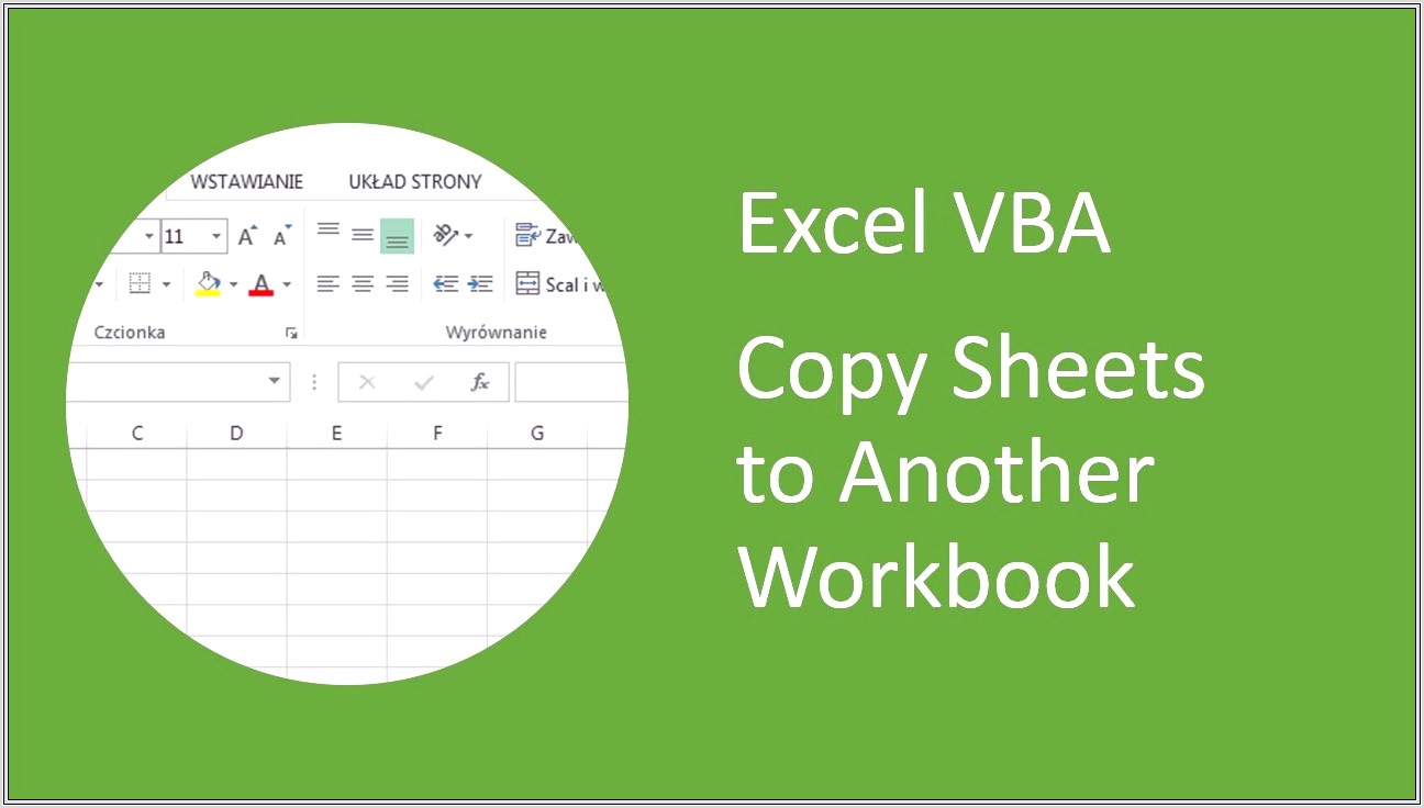 Excel Copy Worksheet To New Workbook Vba