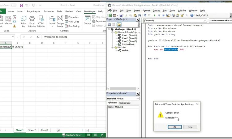 Excel Macro For Worksheet