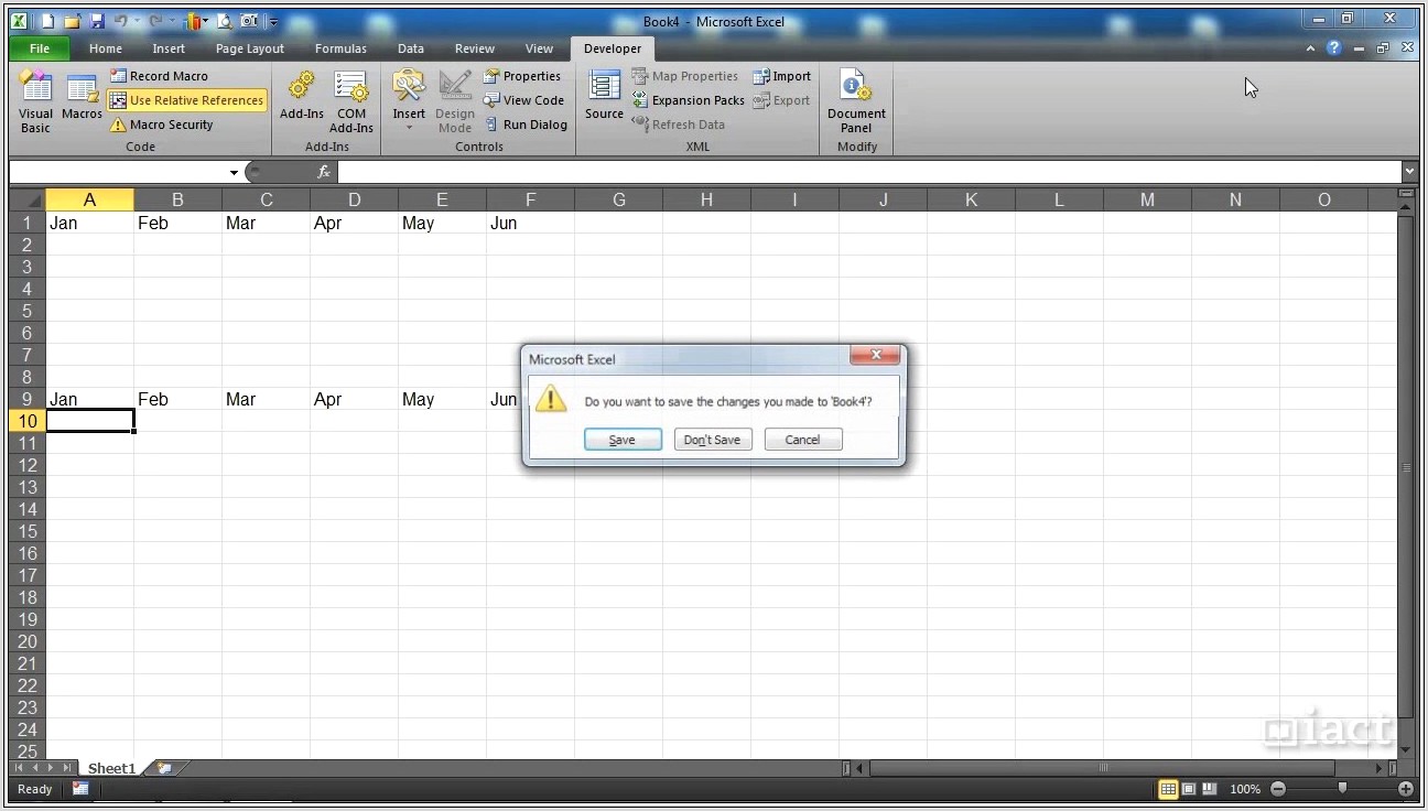 Excel Macro Free Workbook 2010