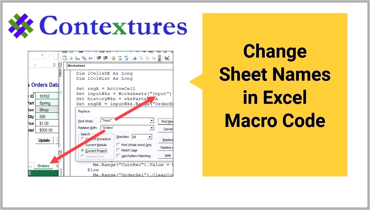 Excel Macro Select Sheet By Number