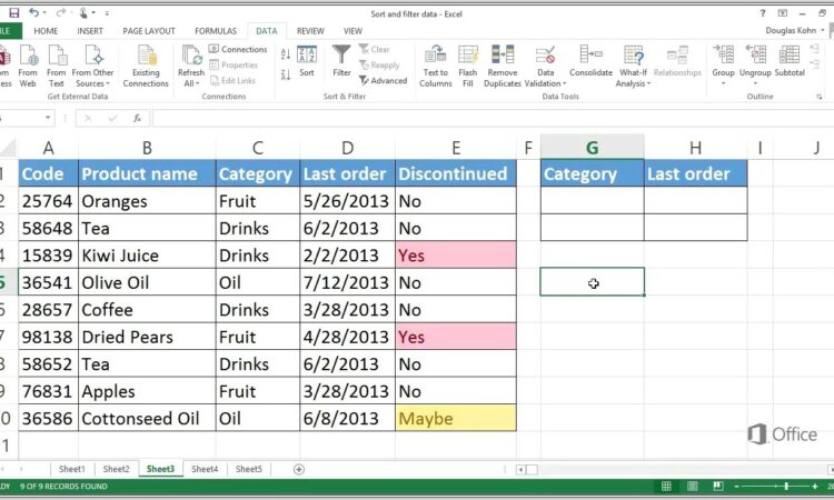 Excel Sheet Change Event Filter