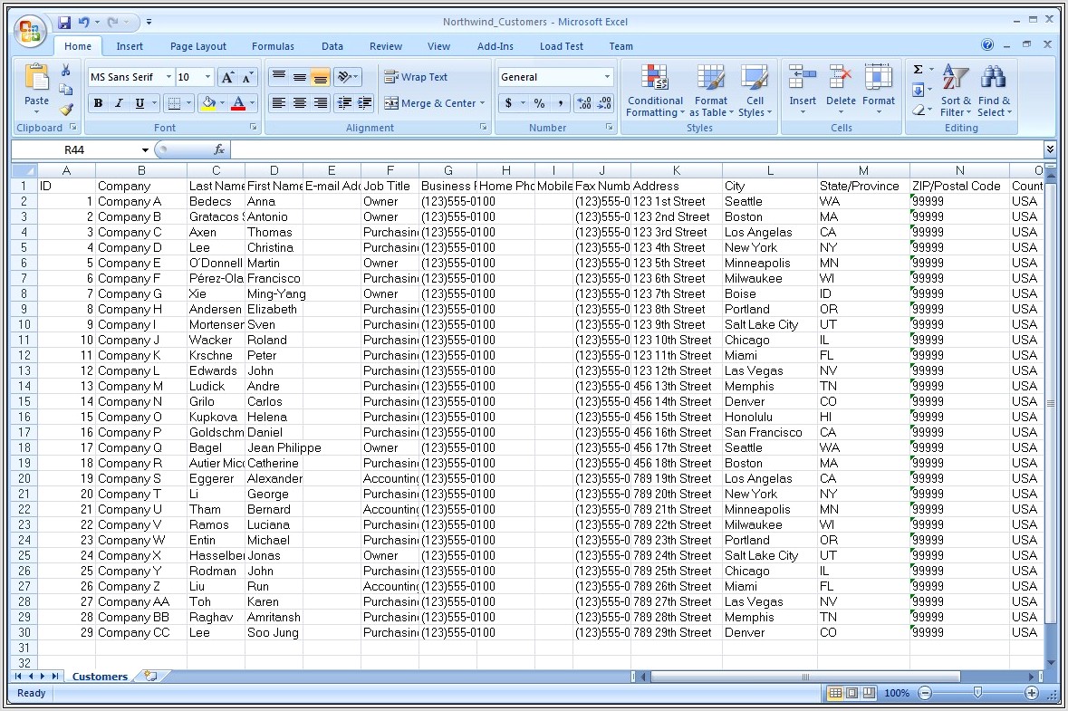 Excel Spreadsheet Vs Access Database