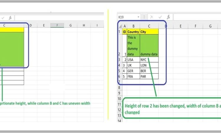 Excel Vba Column Width Merged Cells