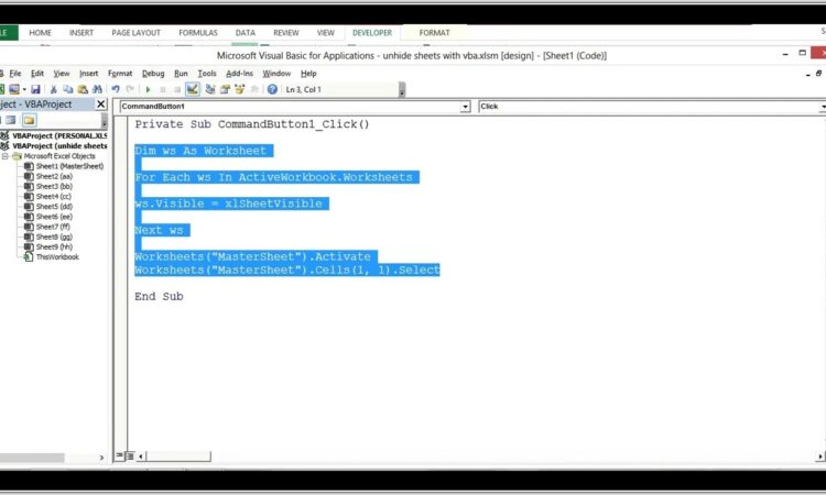 Excel Vba Copy Hidden Worksheet