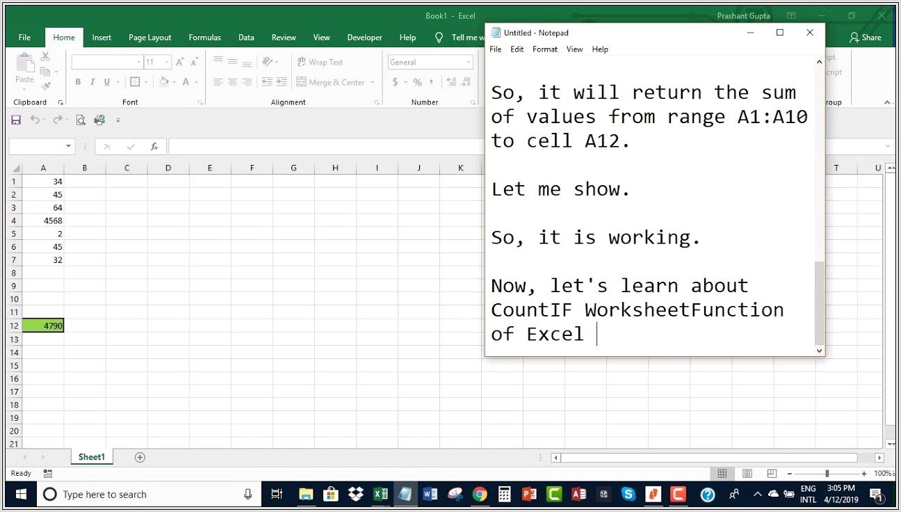 Excel Vba Evaluate Worksheetfunction