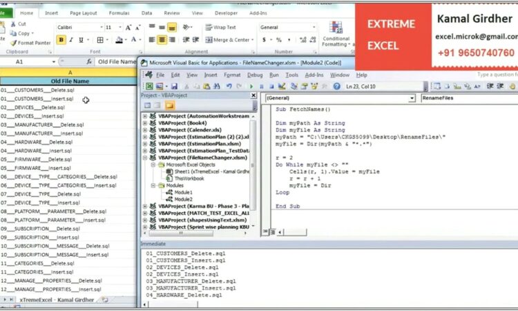 Excel Vba Get Workbook Name Without Extension