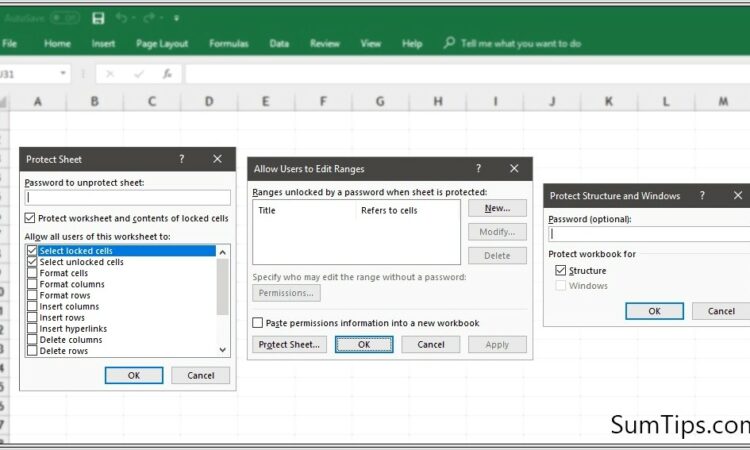 Excel Vba Protect Sheet Prompt Password