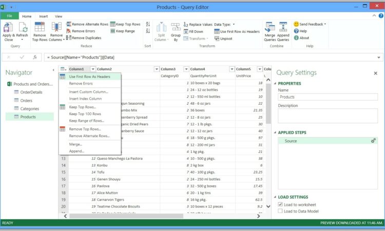 Excel Vba Query Worksheet Table