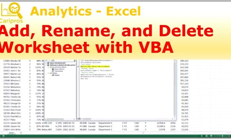 Excel Vba Rename Worksheet If Exists