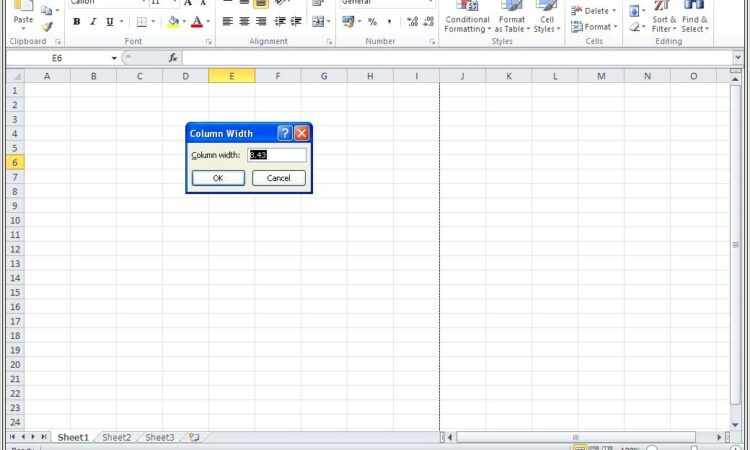 Excel Vba Set Column Width In Mm