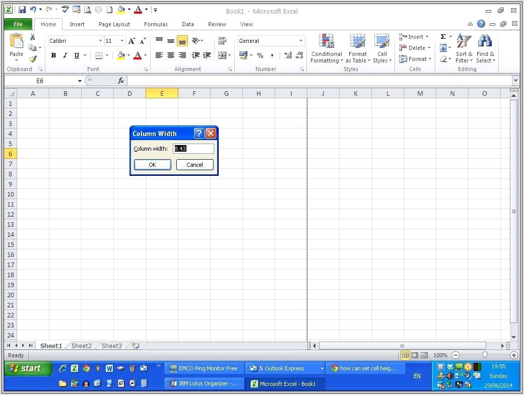 Excel Vba Set Column Width In Mm
