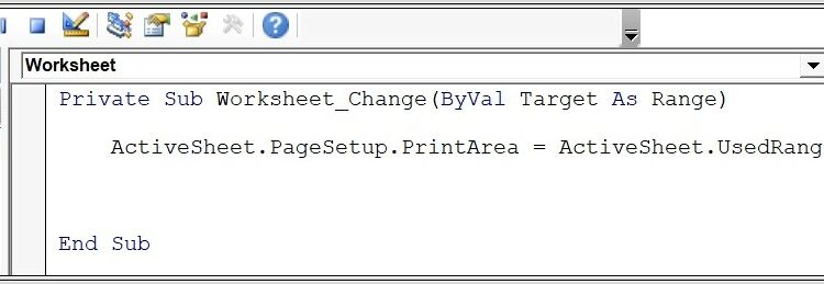 Excel Vba Set Worksheet Print Area