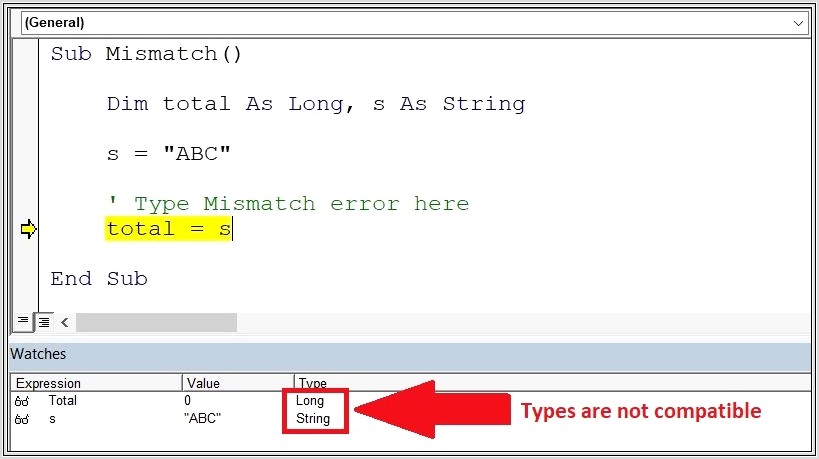 Excel Vba Sheet Name Type Mismatch