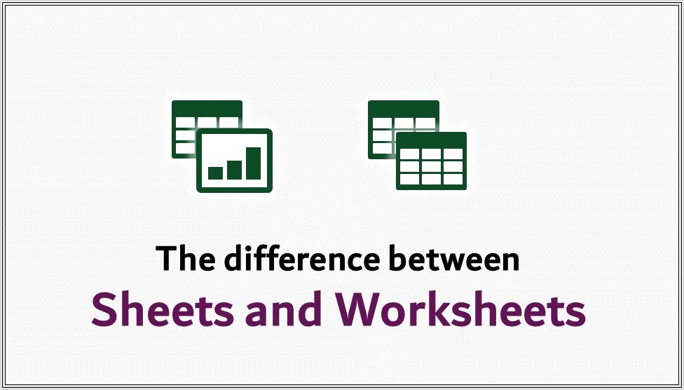 Excel Vba Sheets Vs Worksheets