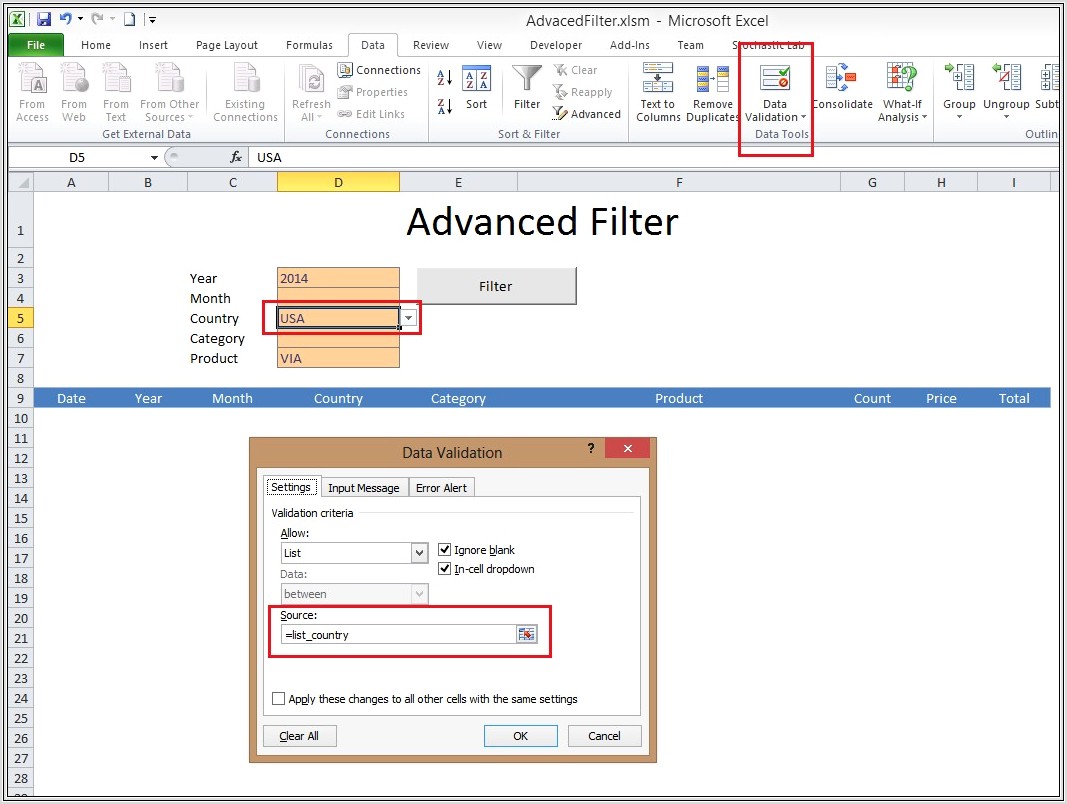 Excel Vba Sort And Filter