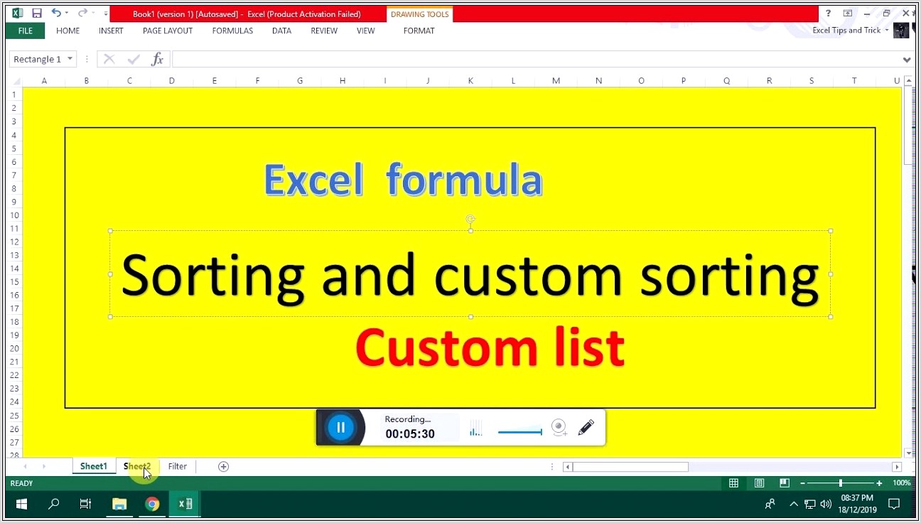 Excel Vba Sort By Custom List