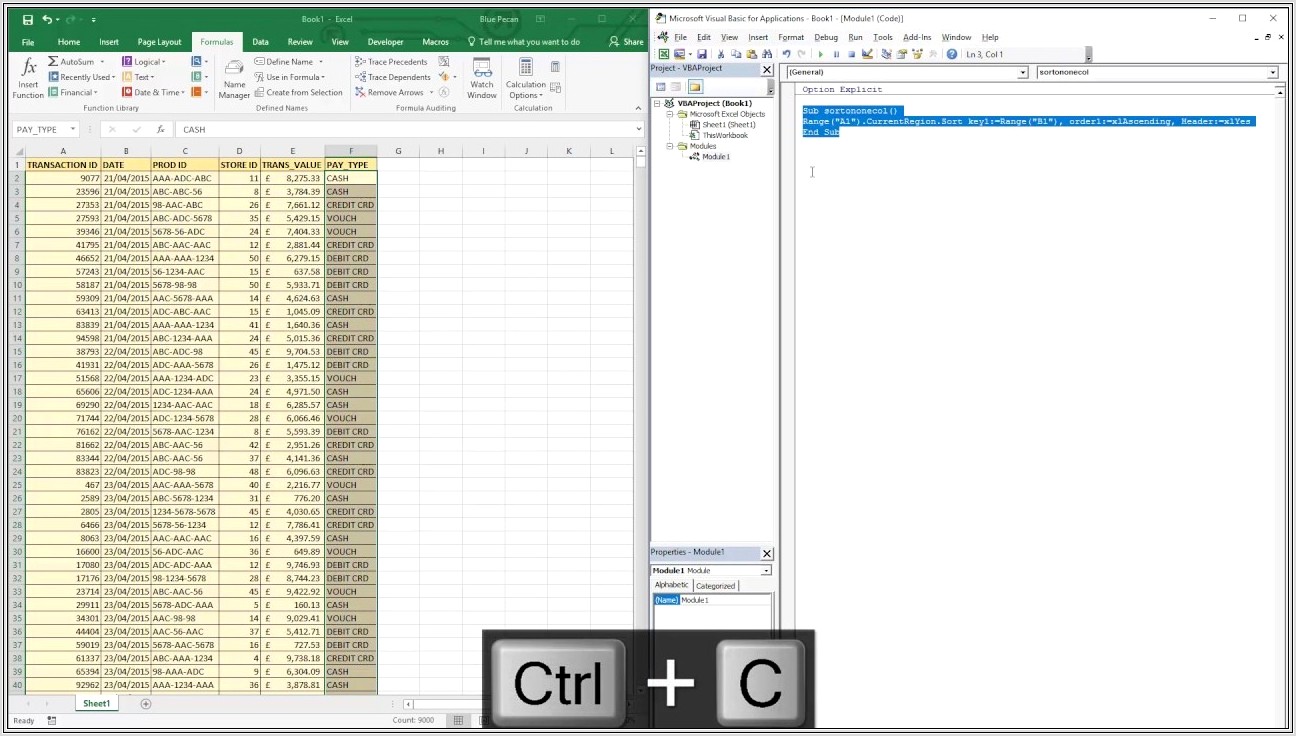 Excel Vba Sort More Than Three Columns
