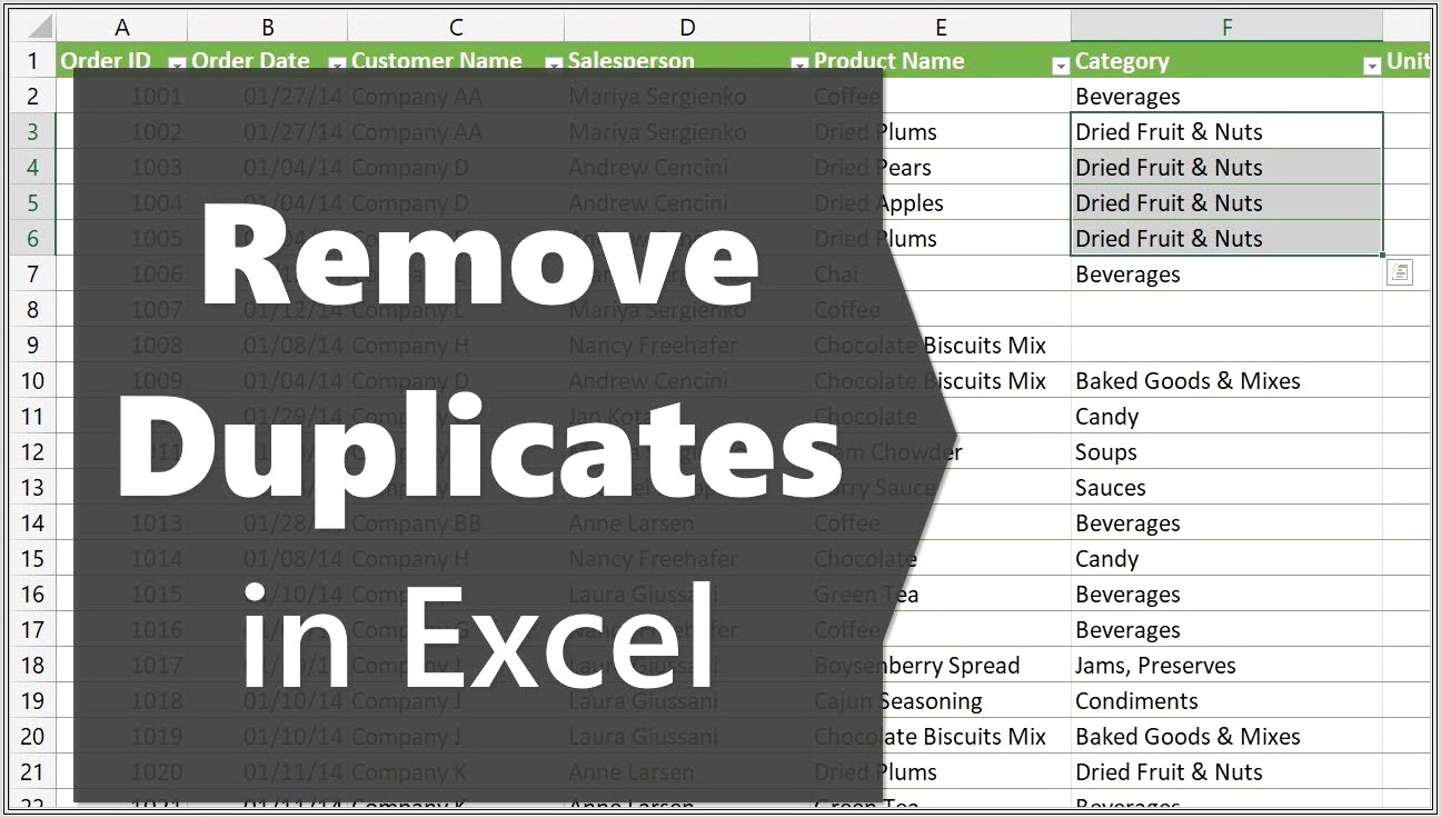 Excel Vba Sort No Duplicates