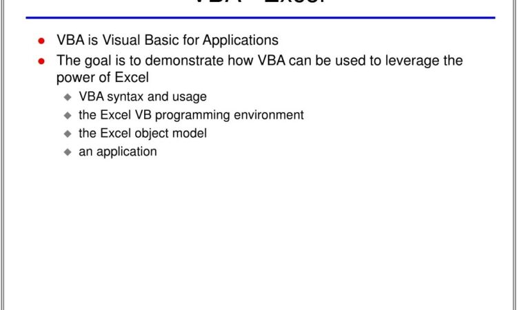 Excel Vba Workbook Object