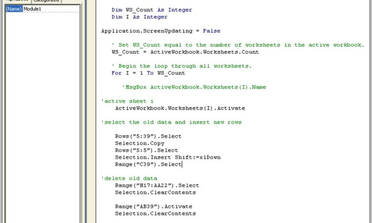 Excel Vba Worksheet Events