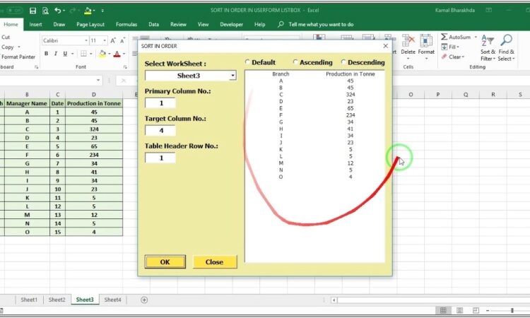 Excel Vba Worksheet Range Sort