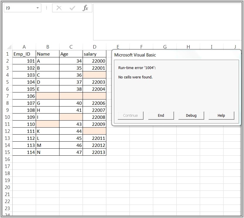 Excel Vba Worksheetfunction Countblank