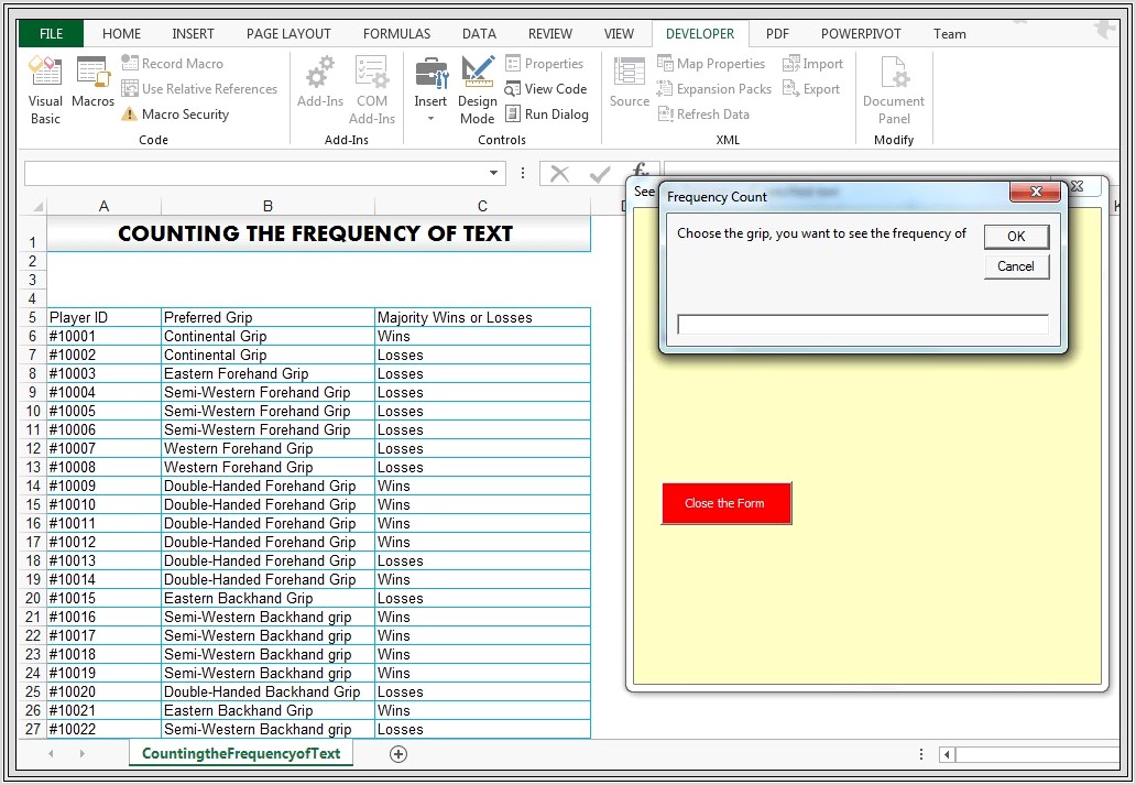 Excel Vba Worksheetfunction Frequency