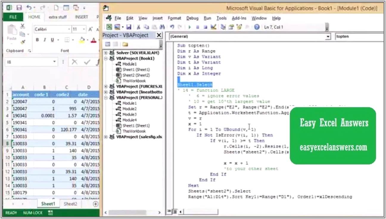 Excel Vba Worksheetfunction Liste