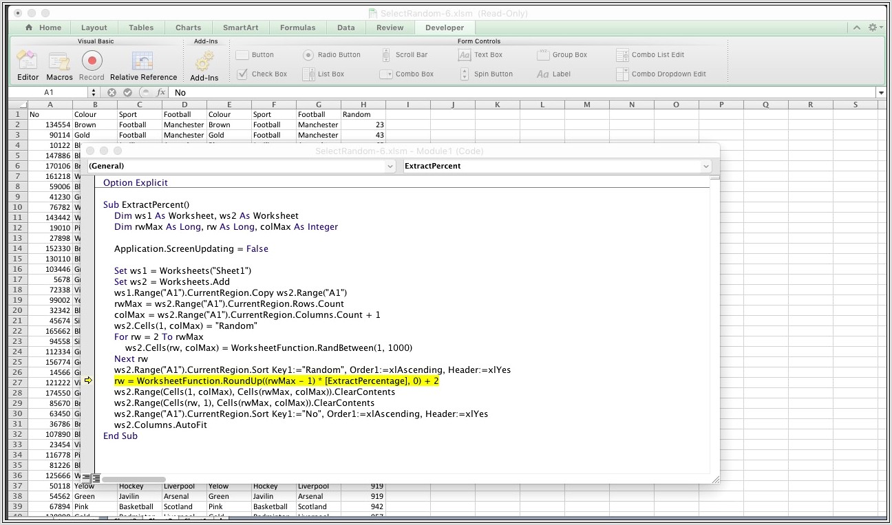 Excel Vba Worksheetfunction Round