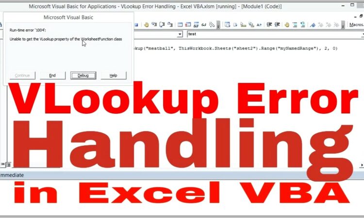 Excel Vba Worksheetfunctionmatch Error Handling