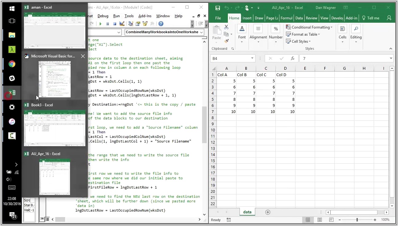 Excel With Worksheet Vba