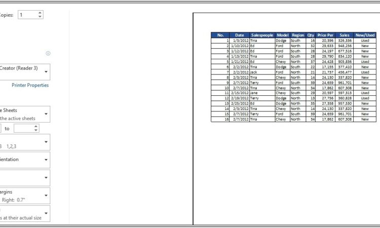 Excel Workbook Page Numbers