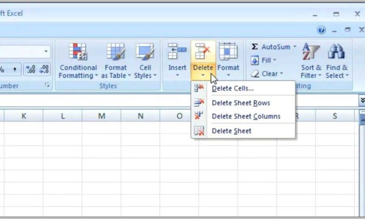 Excel Worksheet Cannot Delete