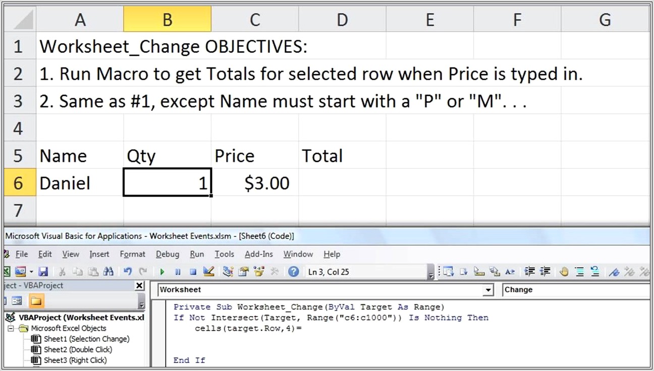 Excel Worksheet Change Event Previous Value