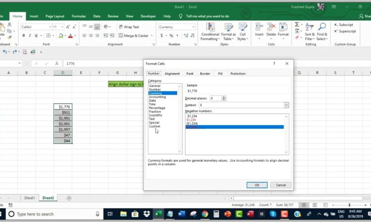 Excel Worksheet Name Dollar Sign