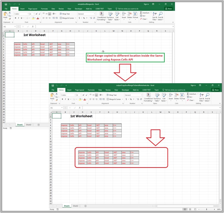 Excel Worksheet Range Copy