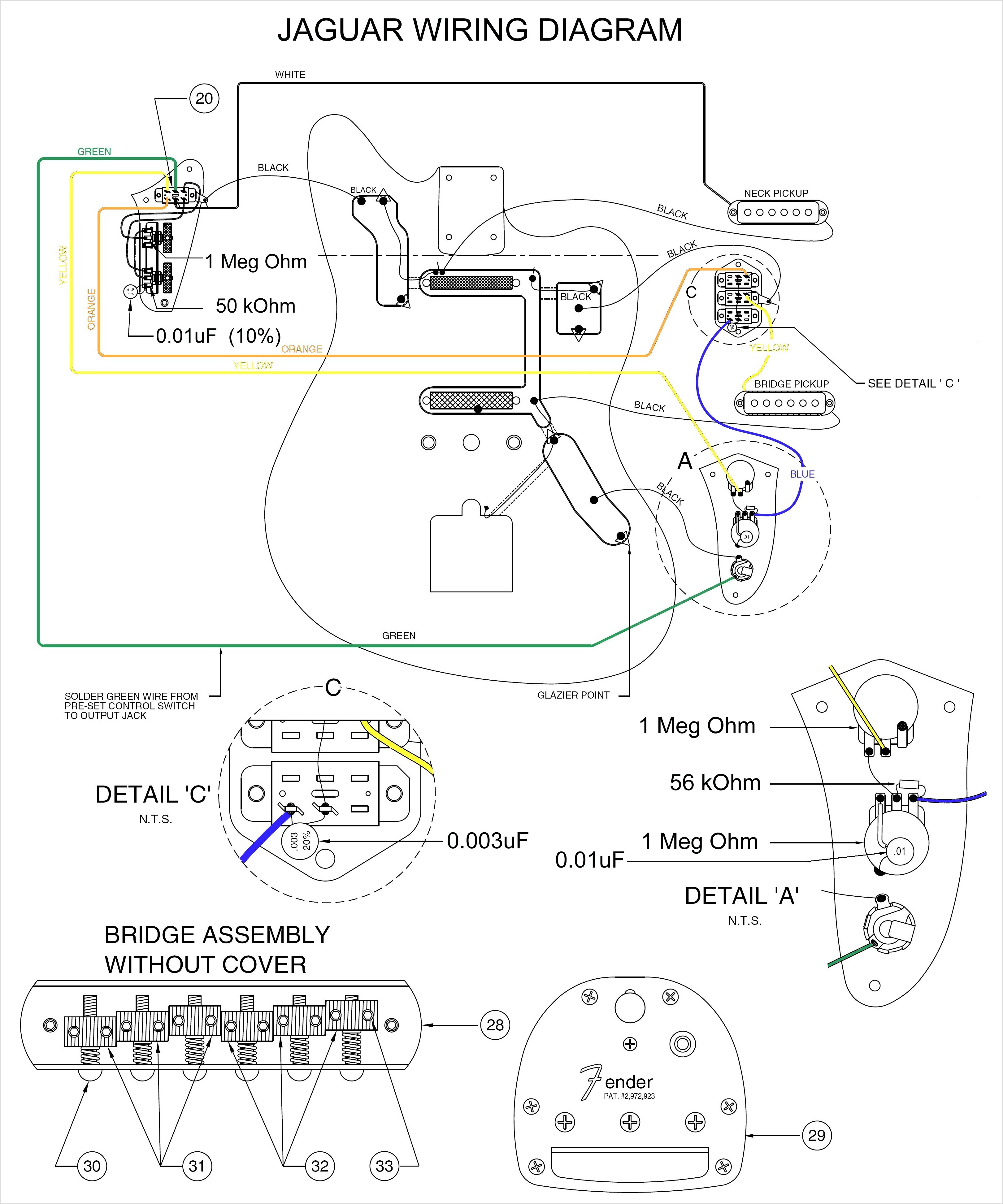 Fender Stratocaster Hh Wiring Diagram