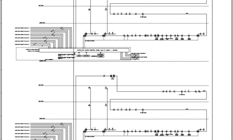 Fire Alarm Riser Diagram Dwg