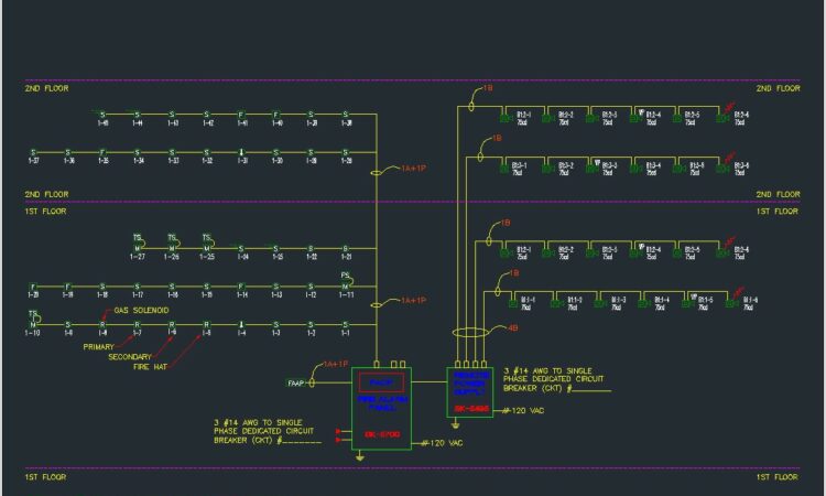 Fire Alarm Riser Diagram Example