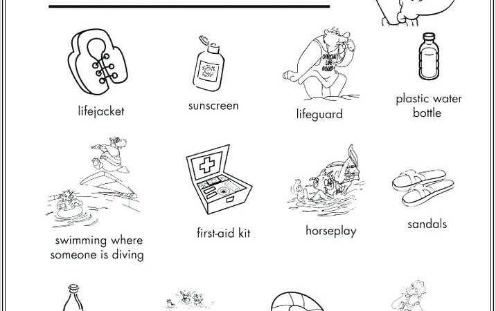 Fire Safety Printable Worksheets Kindergarten