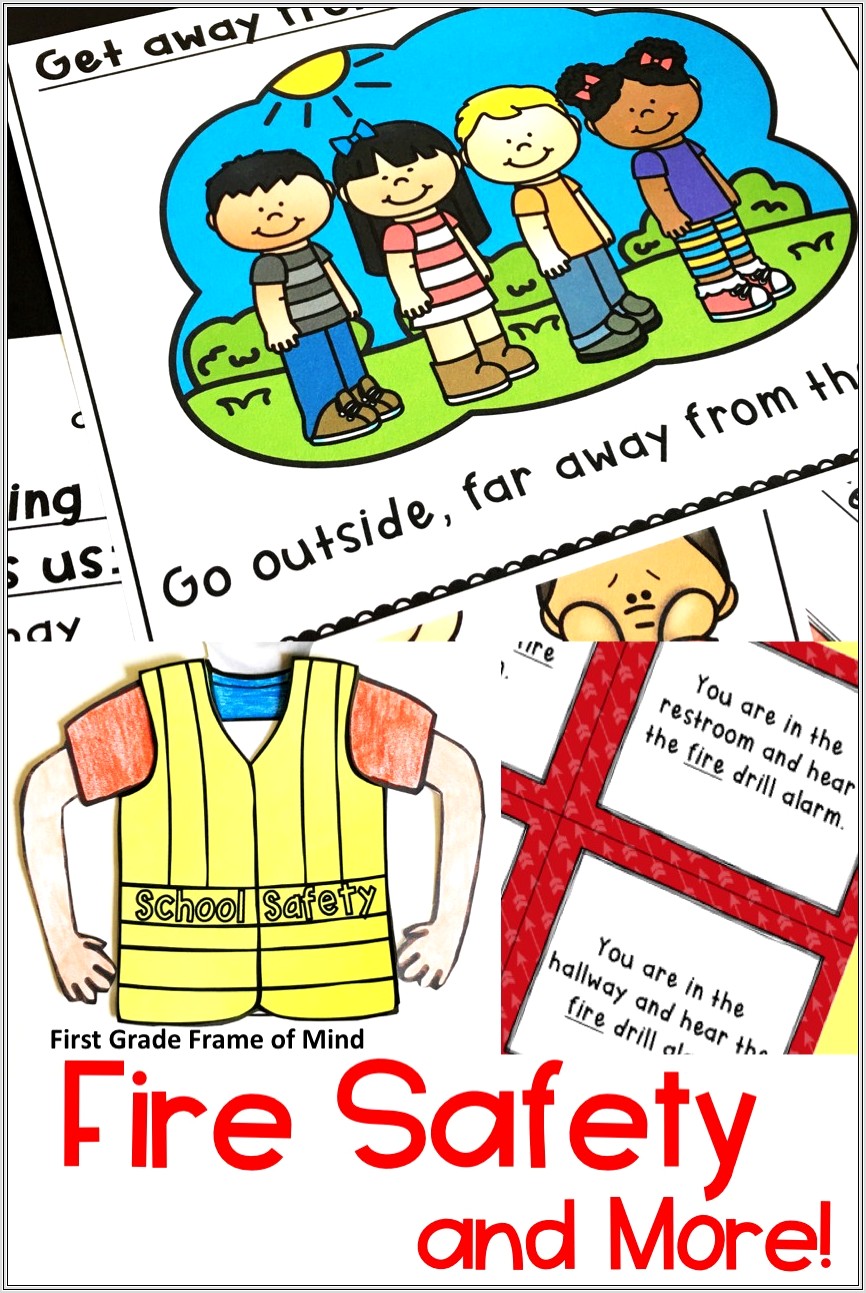Fire Safety Printables Elementary