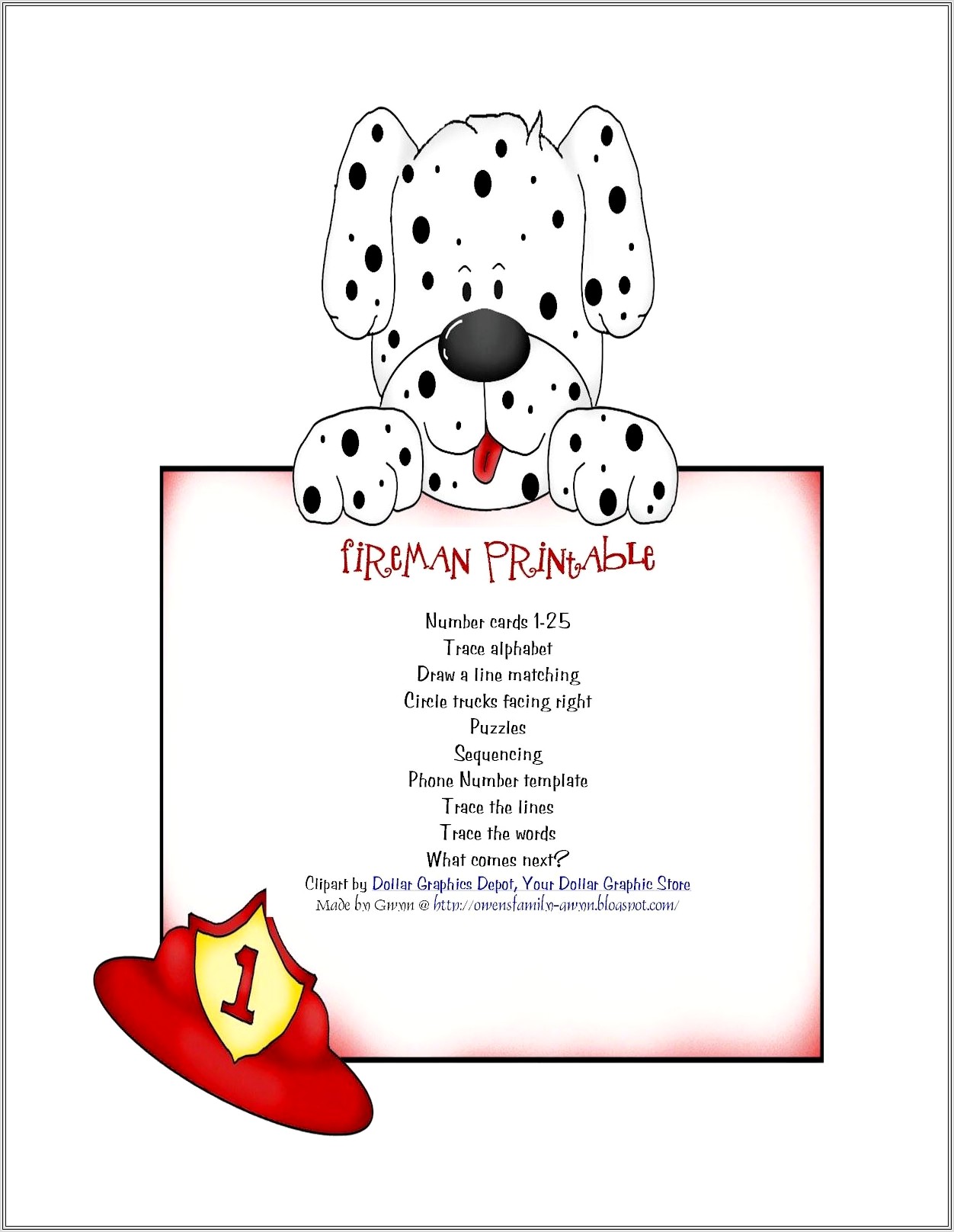 Fire Safety Printables For Preschool