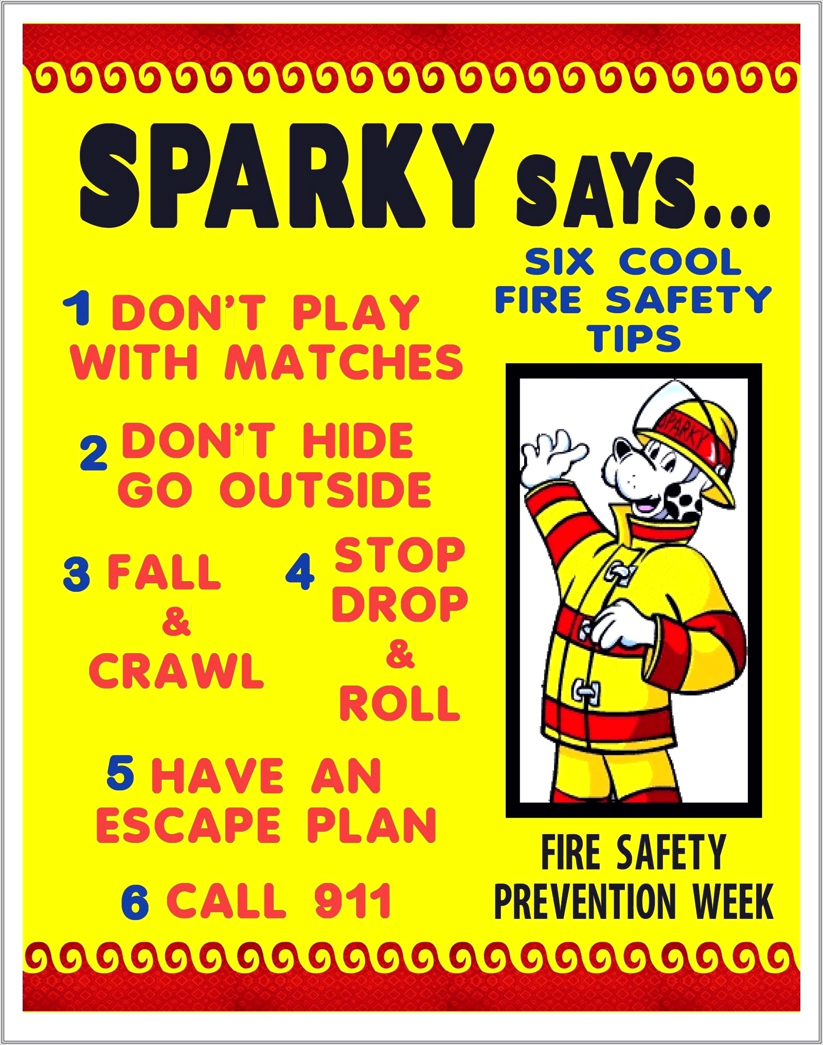 Fire Safety Printables Uk