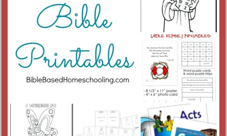 First Grade Bible Printables