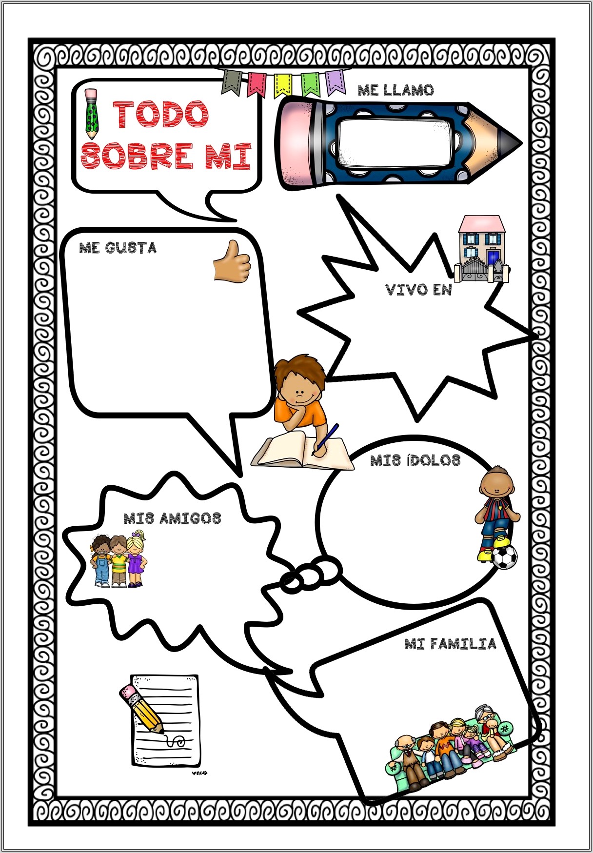 First Grade Bilingual Worksheets