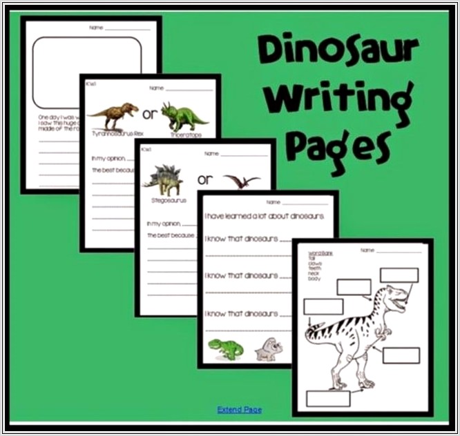 First Grade Dinosaur Worksheets
