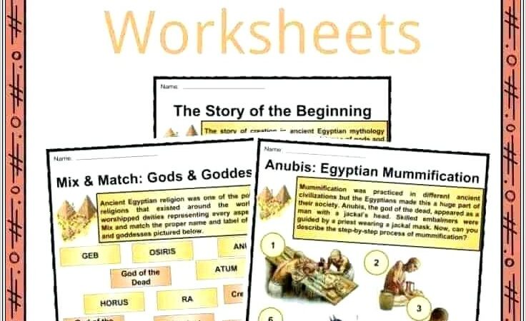 First Grade Egypt Worksheets