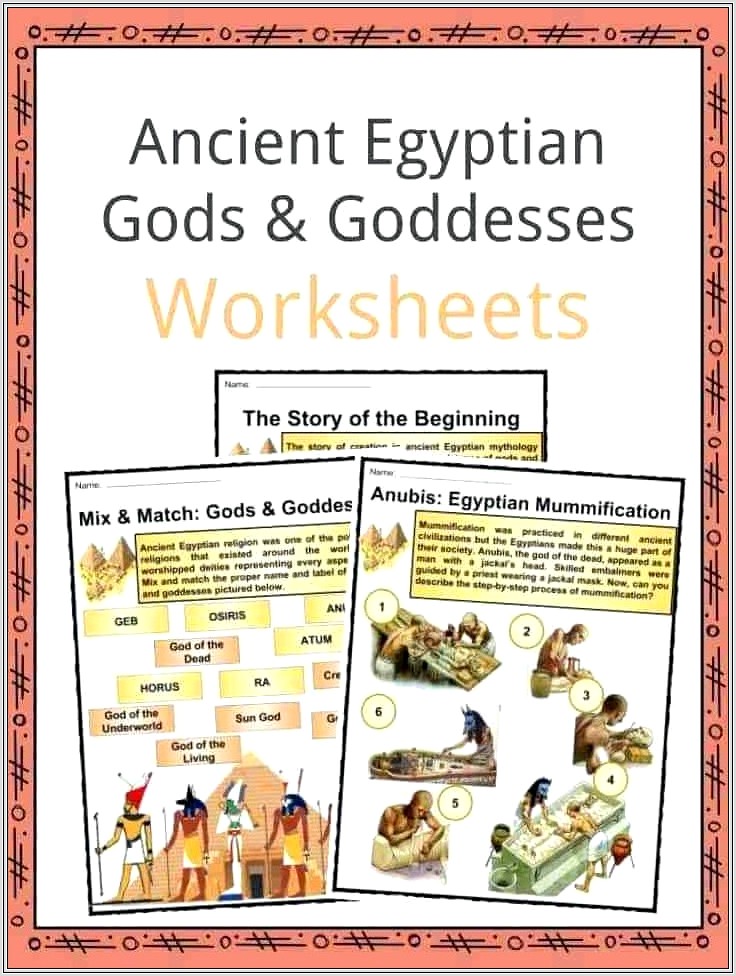 First Grade Egypt Worksheets