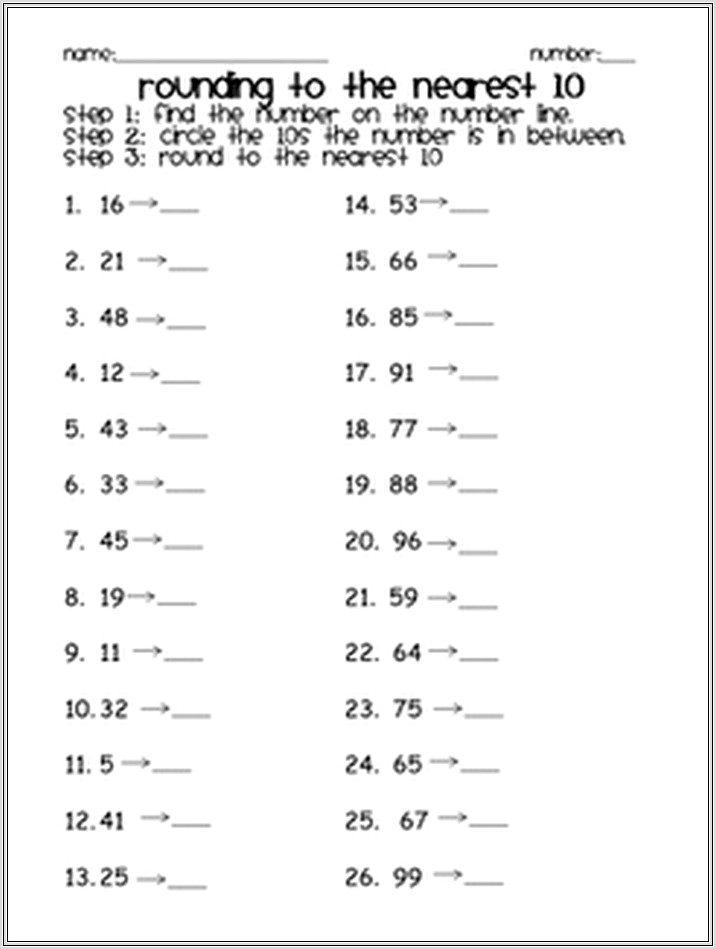 First Grade Estimation Worksheets