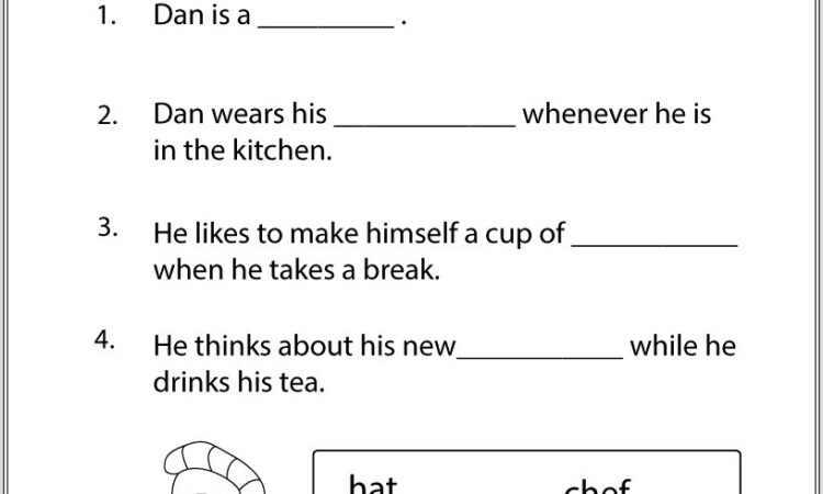 First Grade Literacy Worksheets Printable